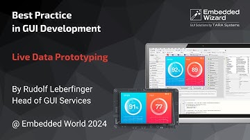 Best Practice in GUI Development - Live Data Prototyping
