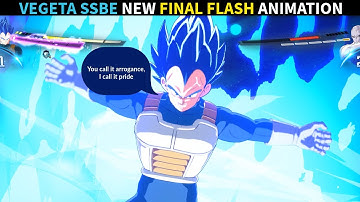 Vegeta Blue Evolution New Final Flash Animation 🔥 | Vegeta vs Jiren | Dragon Ball Sparking Zero Mod