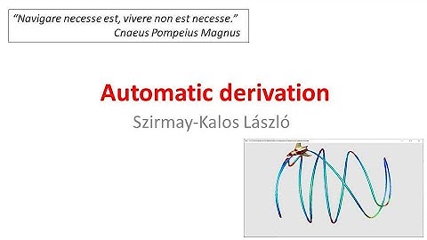 1.4. Automatic Derivation with Dual Numbers