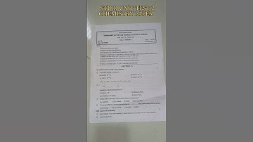 Std  11 th Chemistry Unit test 2 paper / chemistry paper std 11 / 100 % same chemistry paper std 11