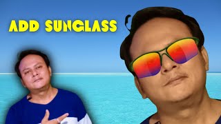 How To Add Sunglasses In Photos | kisi bhi photo per chashma kaise lagaen | photo me chasma lagaye screenshot 4