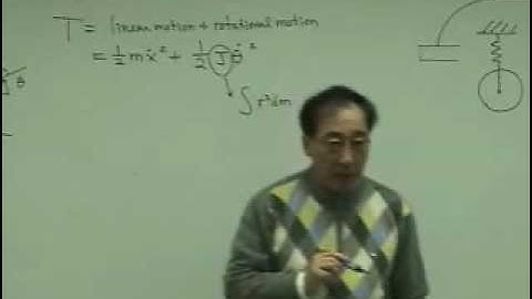 [Lecture 3-4: Energy Method] Mechanical Vibration by Prof. Yang-Hann Kim at KAIST