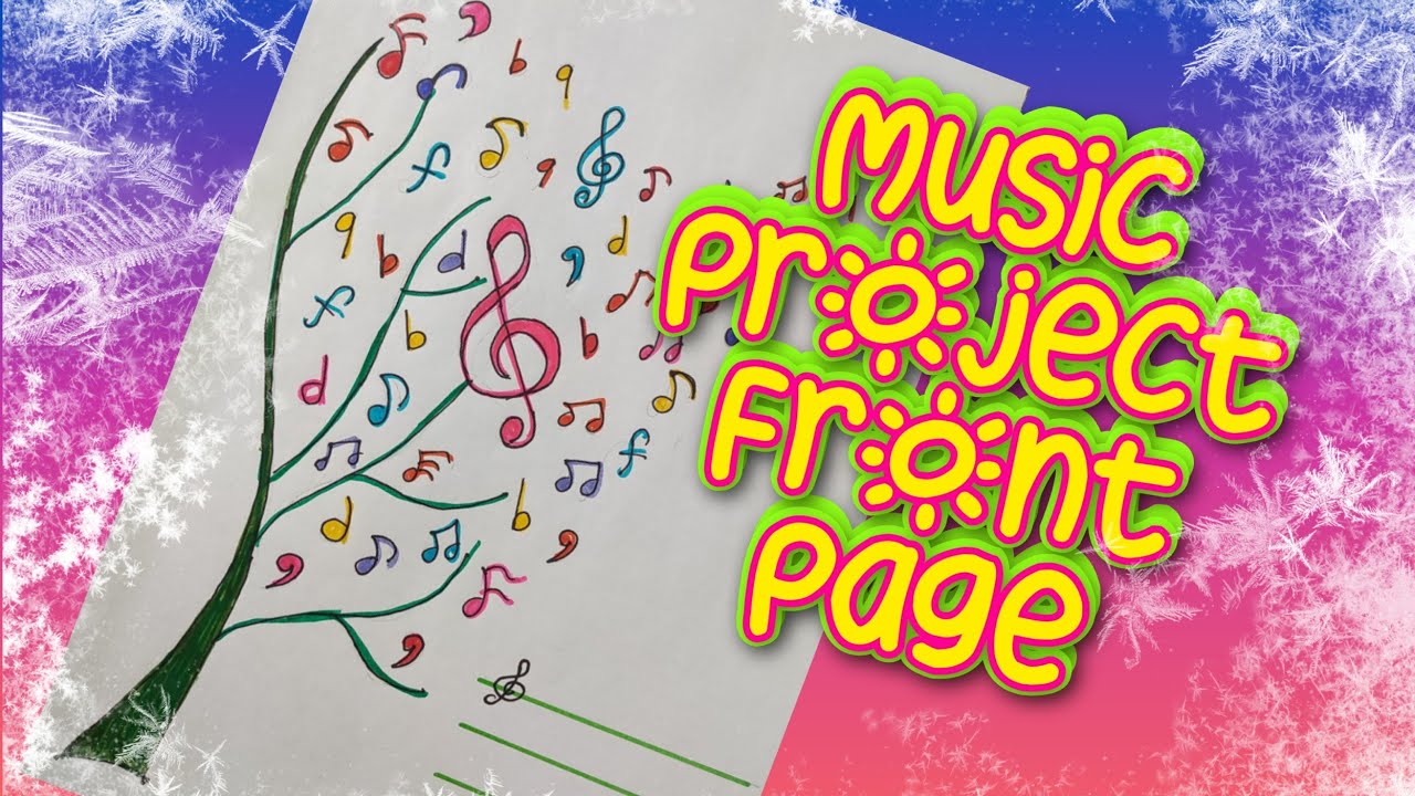 music assignment front page design