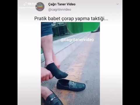 Uzun çorap nası babet çorap yapılır çokk kolay 5 sn. Almaz