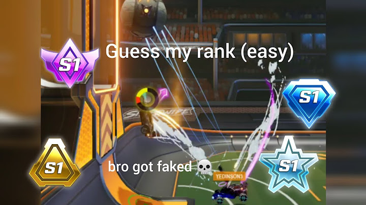Guess my rank... 4 1v1 casual games :D | Rocket League Sideswipe