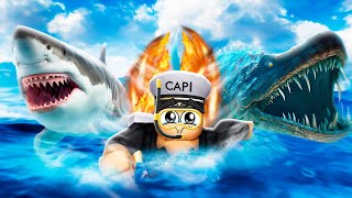 I am the FASTEST SWIMMER in the WORLD in ROBLOX