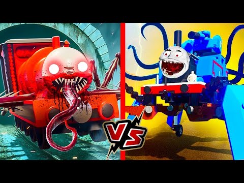 ЧУ ЧУ ЧАРЛЬЗ ПРОТИВ ПАРОВОЗИКА ТОМАСА В БРИК РИГС CHOO CHOO CHARLES VS THOMAS THE TRAIN В BRICK RIGS