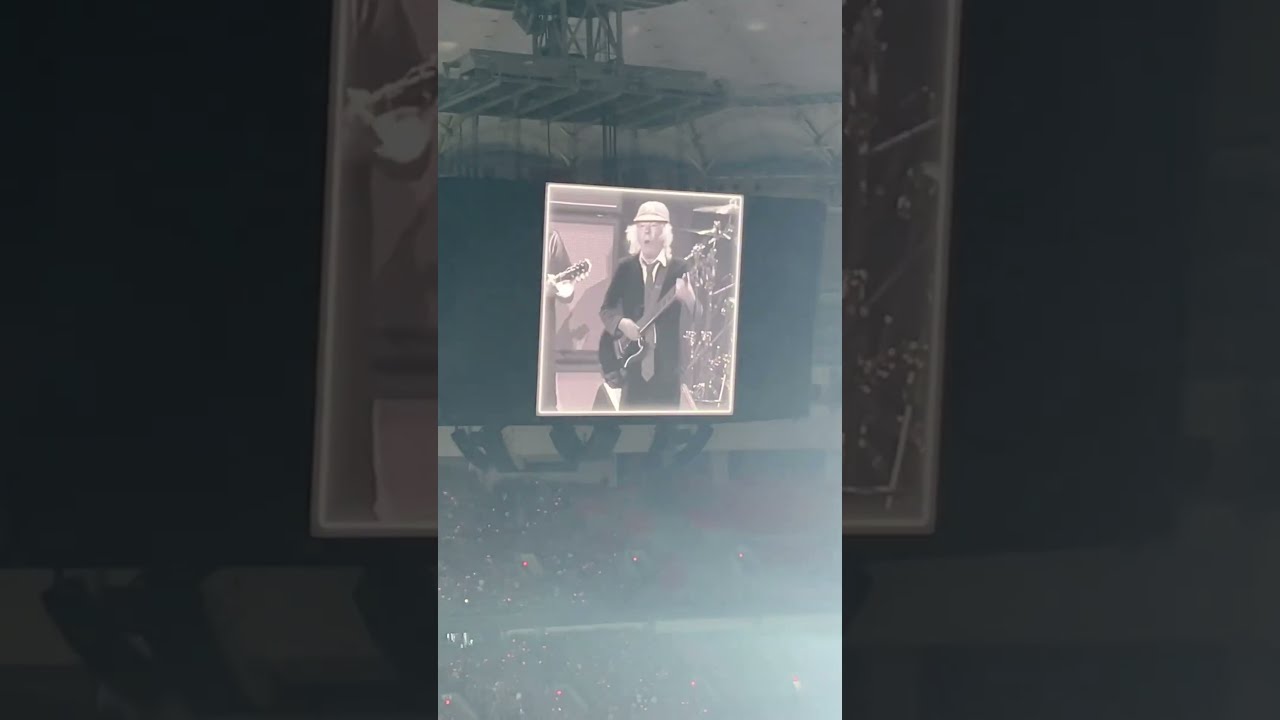 Angus Young Of AC DC Back In Black Guitar Solo Acdc Guitarsolo