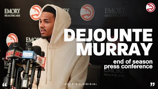 Dejounte Murray 2024 End-of-Season Press Conference