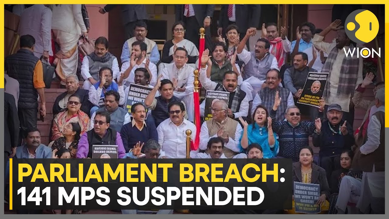 Winter session: 141 opposition MPs suspended post Parliament breach | WION