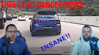 CRAZY MALAYSIAN STREET RACING reaction! INSANE Driving! | Americans React