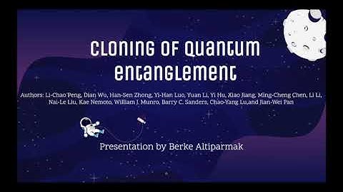 Cloning of Quantum Entanglement - A Recent Breakthrough
