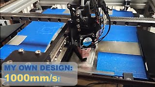 REAL 1000mm/s Printing Test with PLA and 40k Acceleration!