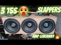 3 Skar Sdr 15s in the Tahoe + Amplifier Giveaway😁