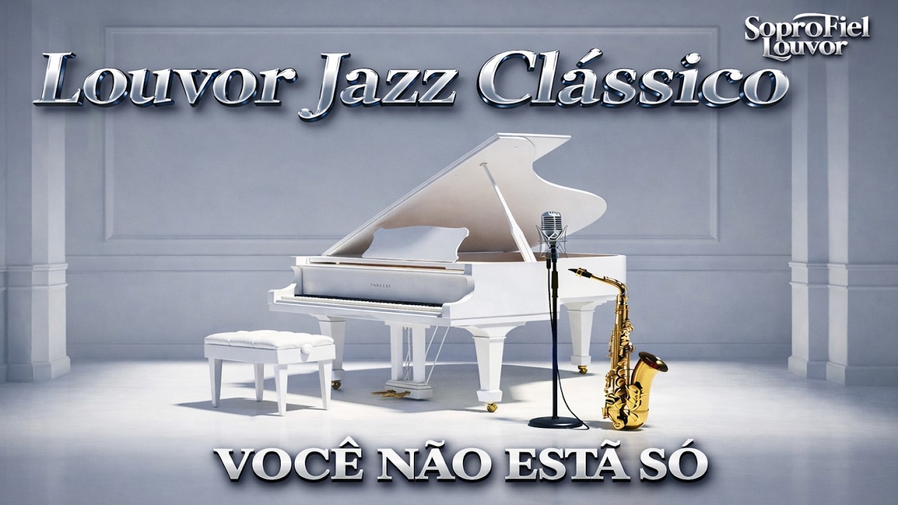SOB AS TUAS ASAS | Louvor Jazz Clássico Inspirado na Bíblia | SoproFielLouvor 🎵