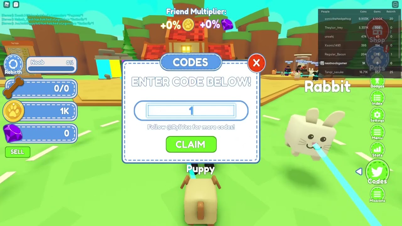 Roblox Givenchy UPD2 Treat Simulator Codes YouTube