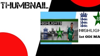 how to create thumbnail for example Pakistan vs England screenshot 2