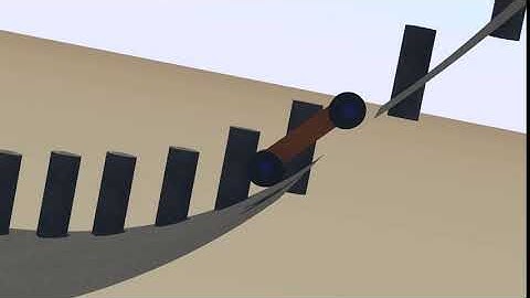 Car Downhill test physics 4  Blender