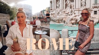 ROME VLOG!!! part 1! drinks with the BEST VIEW &amp; sightseeing!! Kennedy Warden