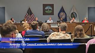 Roanoke City Council votes to restrict data centers