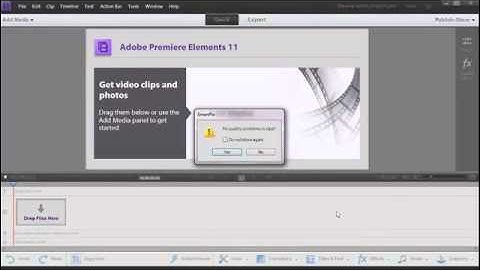 Premiere Elements 11 and 12 basic training Part 1