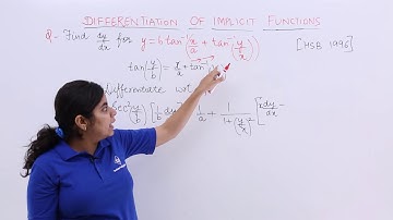 Class 12th – Problem 5 on Implicit Functions | Continuity and Differentiability | Tutorials Point