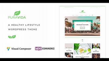 PuraVida - A Healthy Lifestyle WordPress Theme | Themeforest Website Templates and Themes