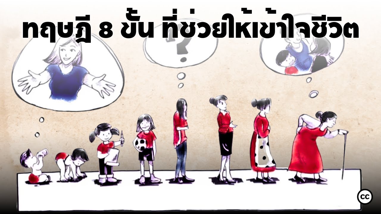 "ทฤษฎีจิตสังคมของอีริคสัน" | ทฤษฎี 8 ขั้น ที่ช่วยให้เข้าใจชีวิต