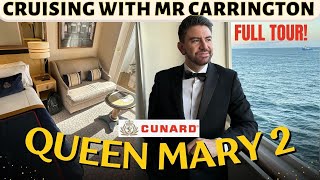 QUEEN MARY 2 CUNARD CRUISE, FROM SOUTHAMPTON TO HAMBURG - FULL TOUR! CRUISING WITH MR CARRINGTON