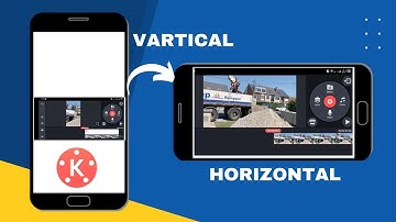 convert Portrait video to Landscape in kinemaster | 9:16 to 16:9| vertical to horizontal 2023