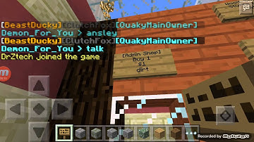 Minecraft pe 0.13.1 server : how to make a shop sign