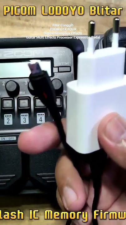 Fitur Canggih ZOOM G1X FOUR Digital Stompbox Effects Guitar Multi Effects Processor Expression Pedal