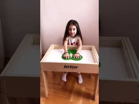 So what your child can do with our top hit 5-in-1 Art Light Activity Table?