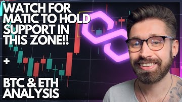 POLYGON PRICE PREDICTION 2021💎WATCH FOR MATIC TO HOLD THIS ZONE! + ETH & BTC ANALYSIS! 👁👁