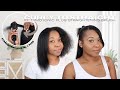 Curly To Straight In Minutes! Testing Out The Tymo Ionic Plus Straightening Brush On Natural Hair