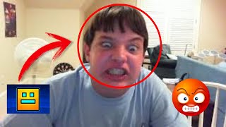 KID RAGE AT GEOMETY DASH (KEYBOARD SMASHED)