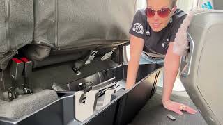 FengYu 19-26 Chevy Silverado/GMC Sierra 1500 Truck's UnderSeat Storage Box installation