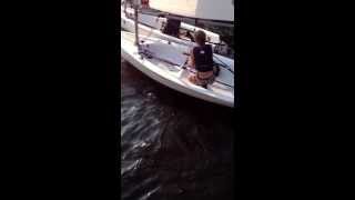 Noah's First Sailboat Race - Using a Topper Topaz