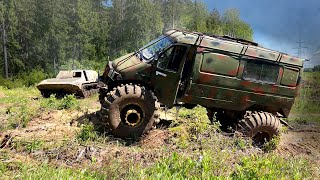 Газель Монстр-Трак Против Самой Слабой Бмп