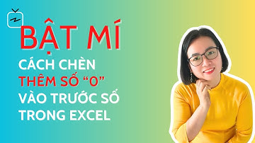 Chèn Số 0 Vào Đầu Dãy Số Hàng Loạt Trong Excel Bằng Custom Format | Gõ “0”# Là Xong