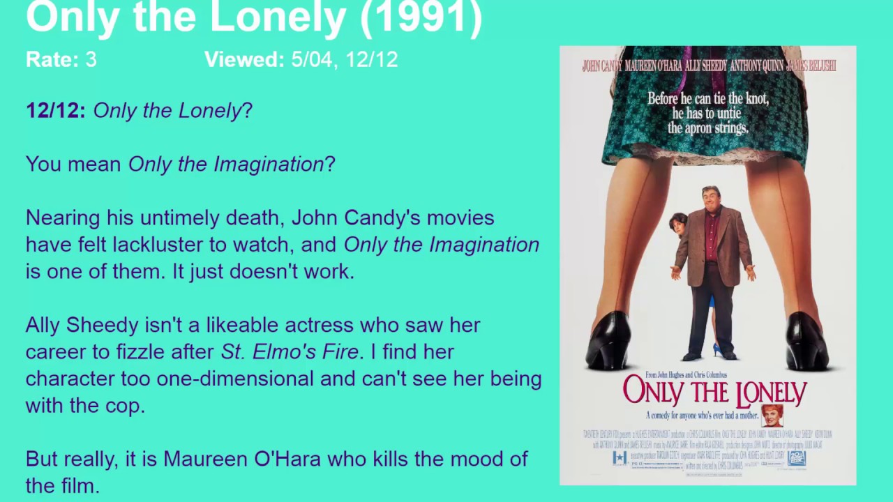 only the lonely movie review