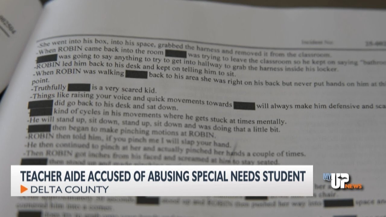 Teacher accused of child abuse in classroom - YouTube