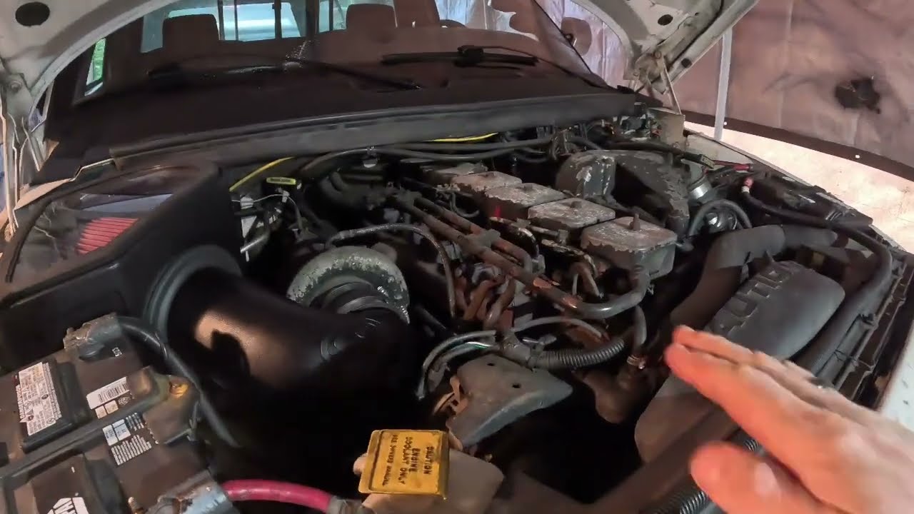 Впускной коллектор холодного воздуха и топливный фильтр S&B для двигателя Cummins 5.9 1997 года в...