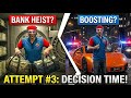 ROBBERY ATTEMPT #3!! 😤🏦 Aaj Hoga ya Boosting?! | GTA Legacy India