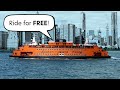 Free ferry in new york  how to ride the staten island ferry