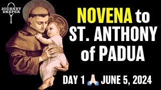Novena to St. Anthony of Padua Novena Day 1 🙏🏻