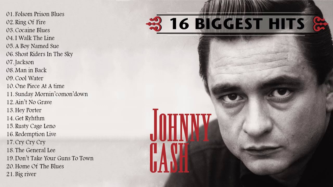 Johnny Cash Greatest Hits - Best Songs Of Johnny Cash ( FULL ALBUM)