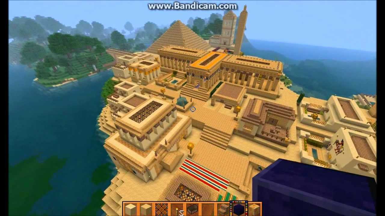 Minecraft- Ancient Egyptian City - YouTube