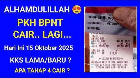 PKH BPNT TAHAP 4 SUDAH CAIR LAGI? BENARKAH?PKH TAHAP 4 2025 CAIR KAPAN? #PKHTAHAP42025