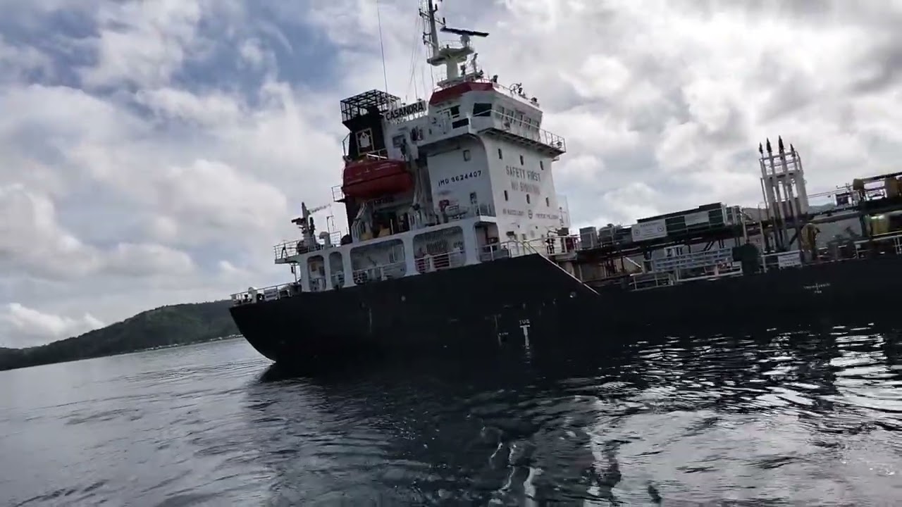 ARRIVAL OF MT CASANDRA AT BANBAN PORT TAGANAAN 